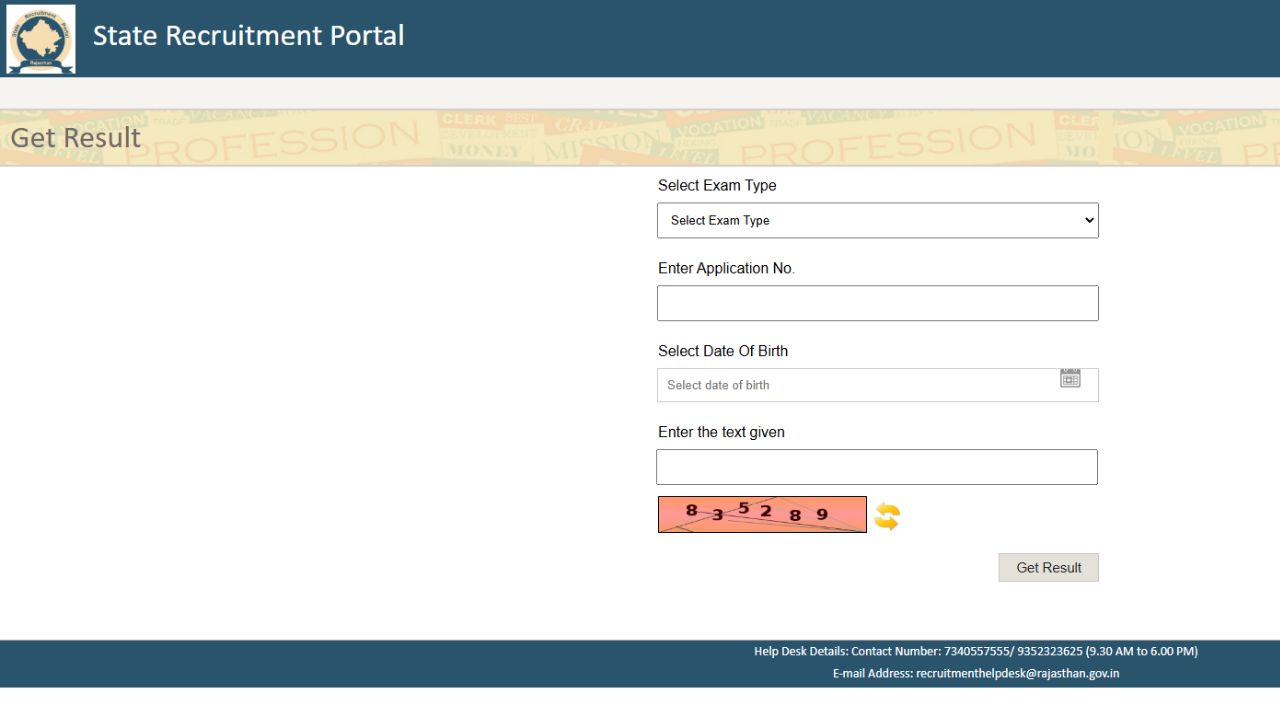 RSMSSB LDC Score Card