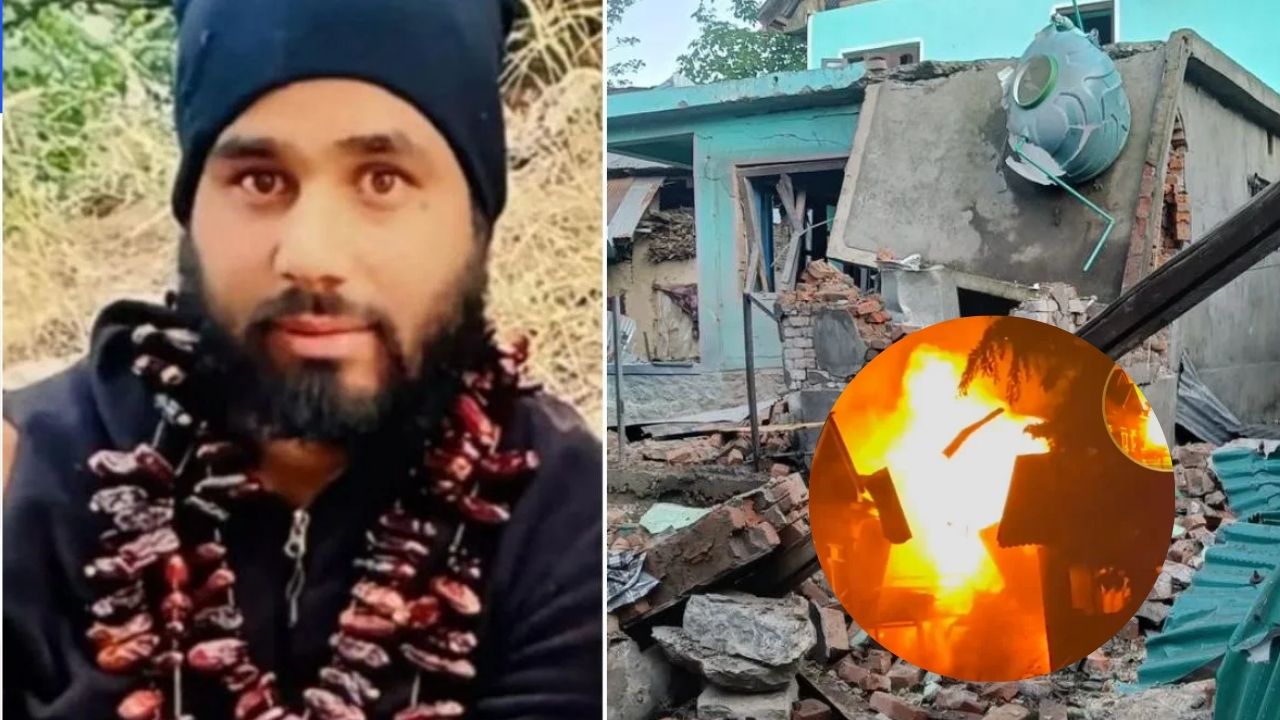 पुलवामा के त्राल में आतंकी आसिफ शेख का घर धमाके से ध्वस्त, पहलगाम हमले से था जुड़ा नाम