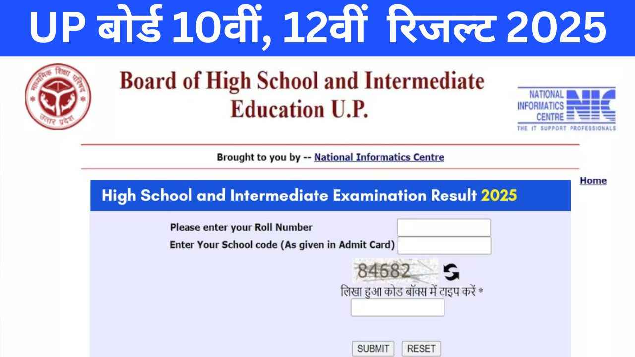 UP Board Result 2025